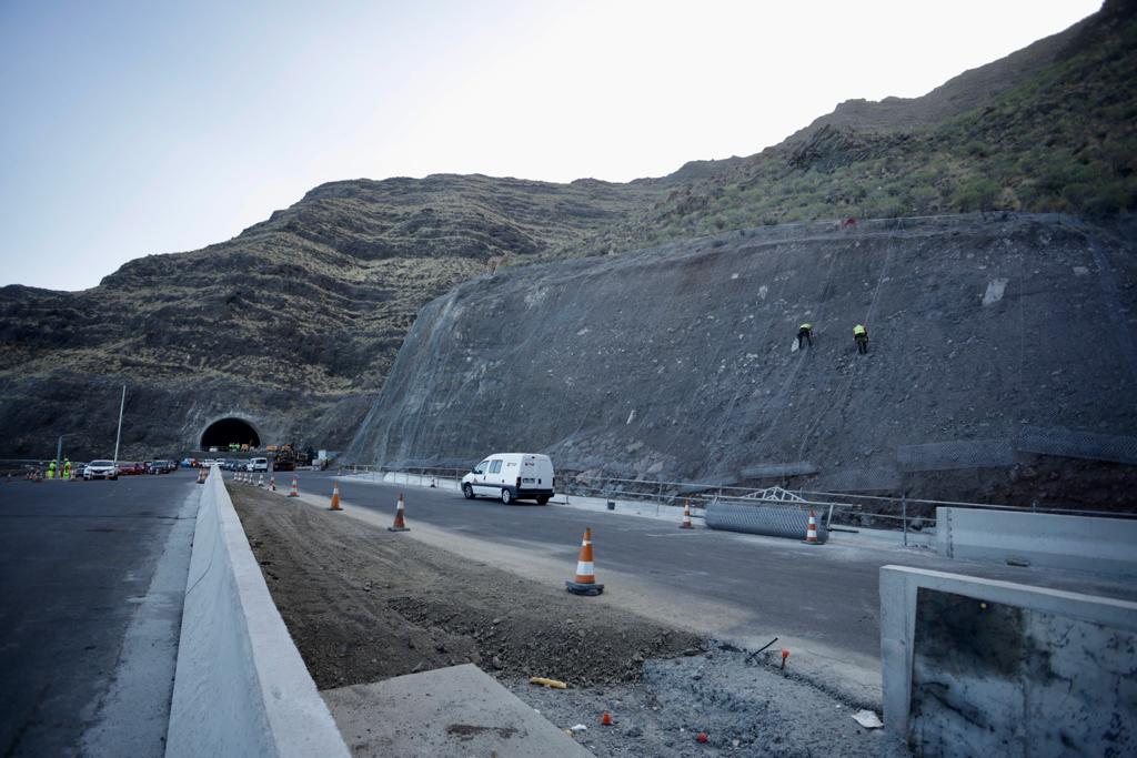 Las obras de los túneles de Faneque, en imágenes