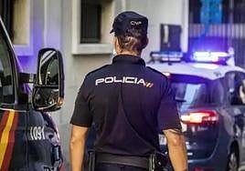 Imagen de archivo de un agente de la Policía Nacional.