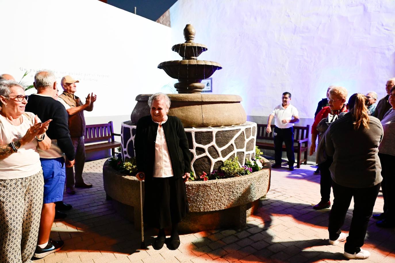 Recuperación de la histórica fuente de la Plaza del Buen Suceso en Carrizal, Ingenio