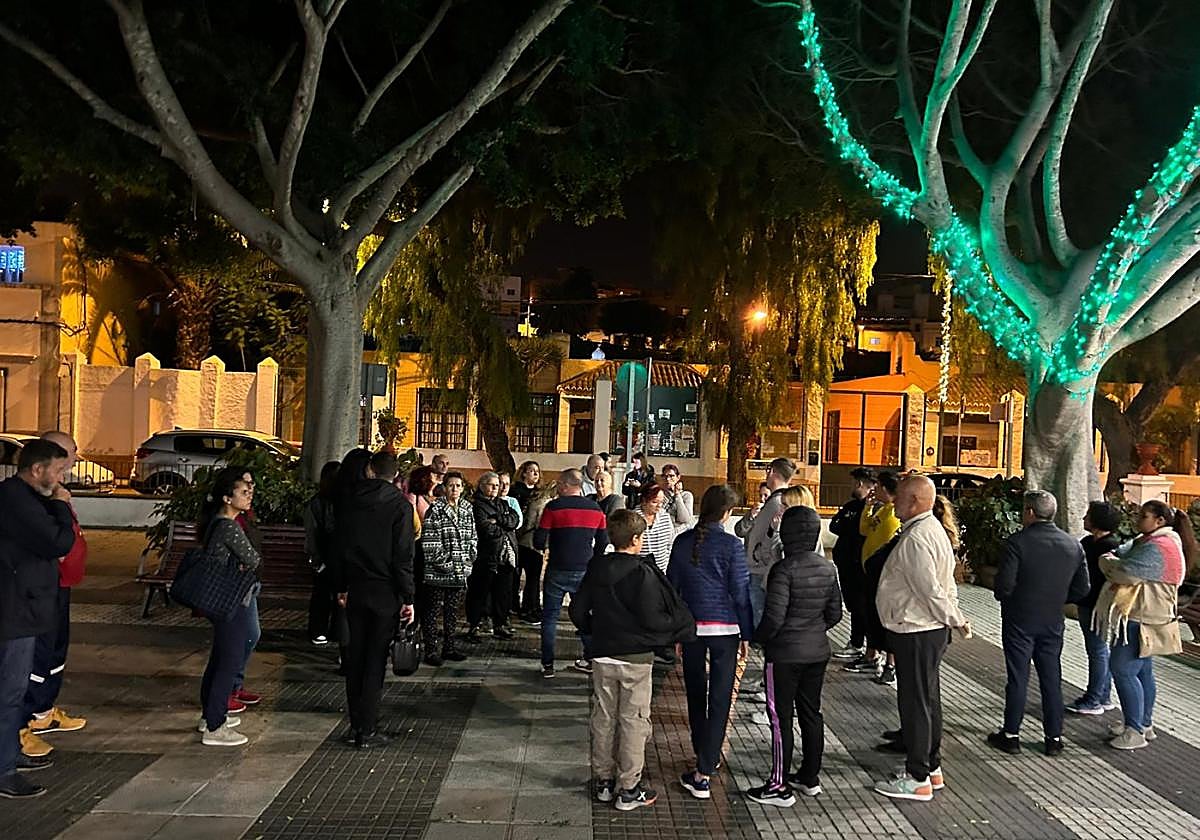 Uno de los último ensayos en la plaza de San Lorenzo.