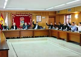 Un momento del pleno de este viernes.