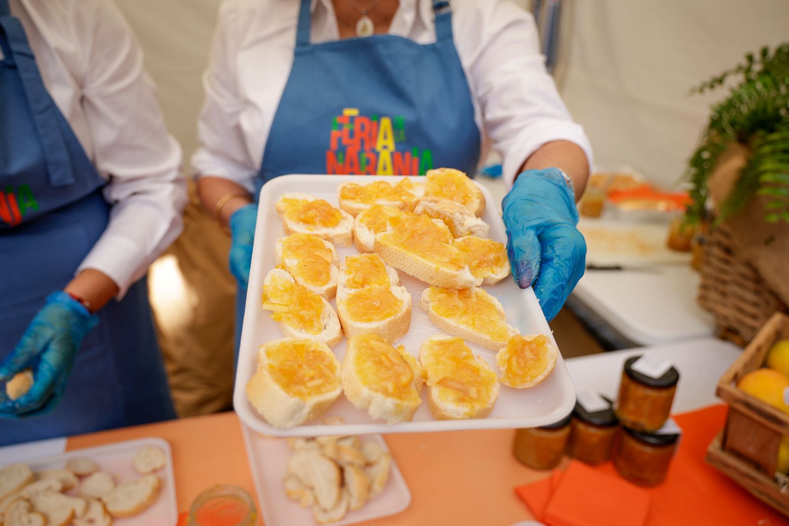 Telde se tiñe de un naranja sabroso
