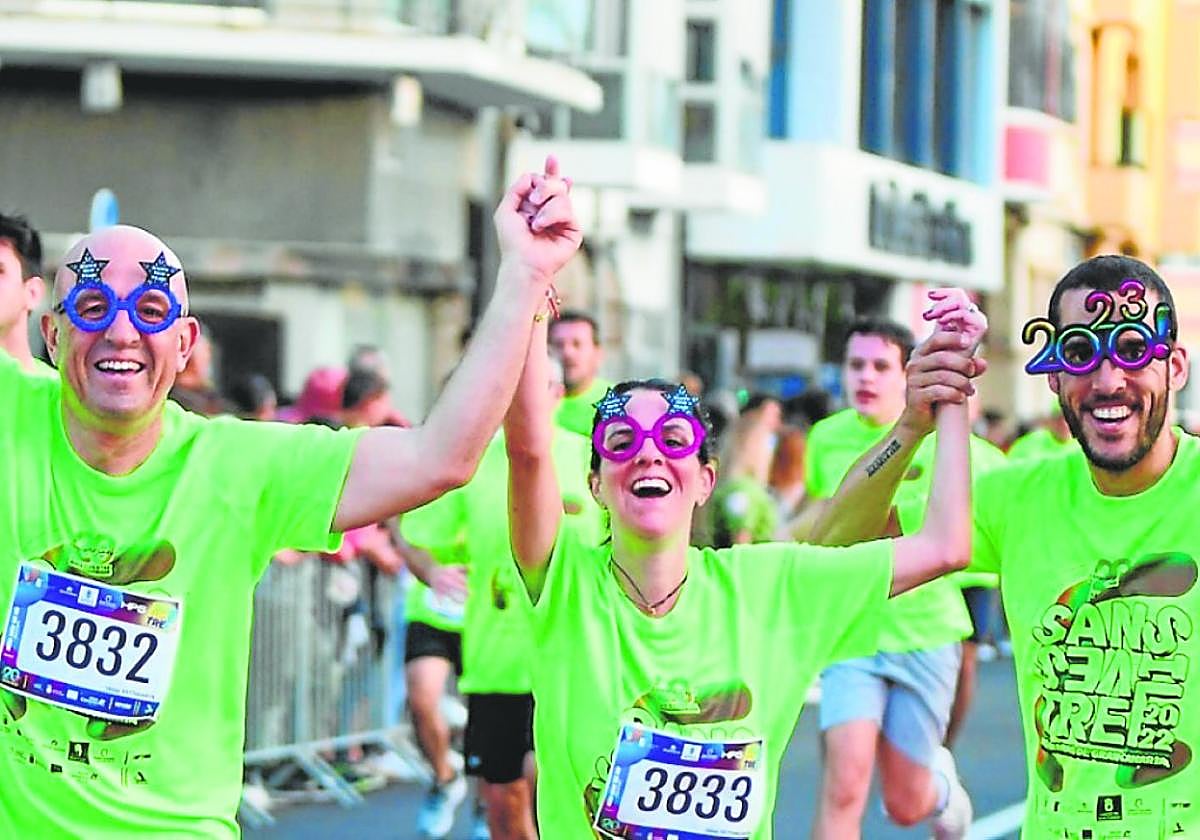 Imagen de archivo de la San Silvestre en la capital grancanaria.