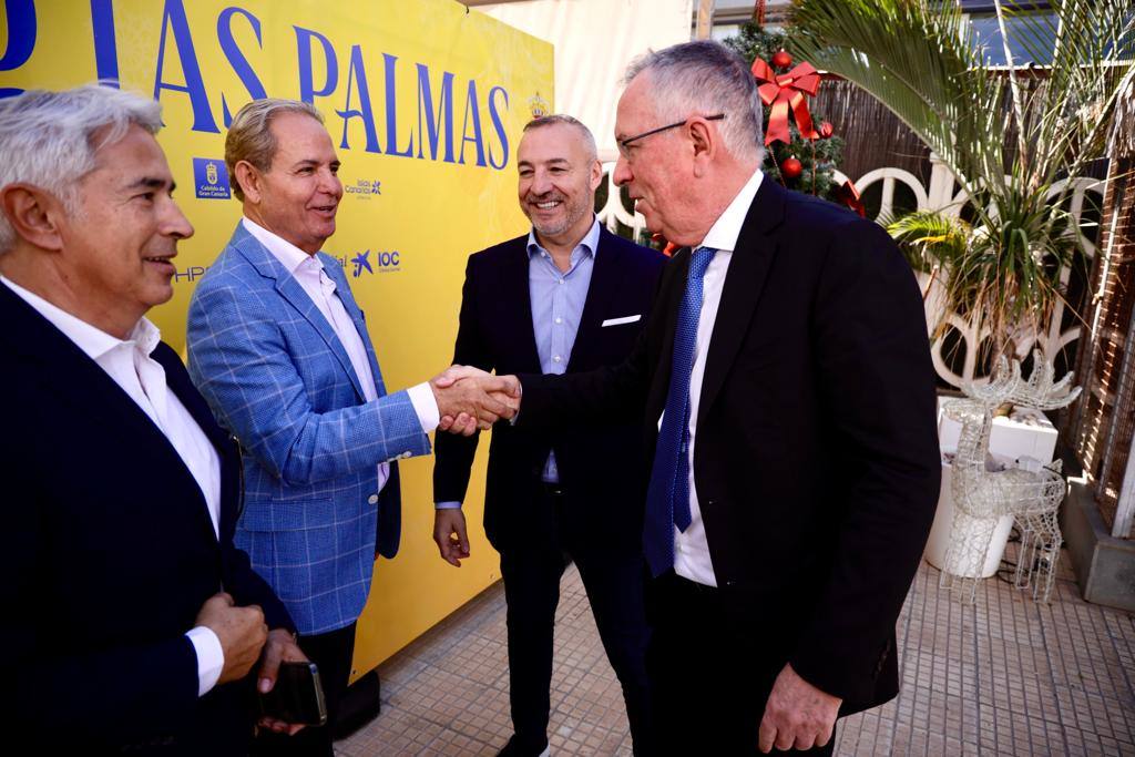 La UD Las Palmas ofrece su tradicional cóctel de Navidad