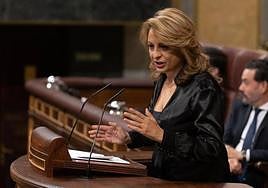 La diputada de CC, Cristina Valido, este miércoles en el Congreso.