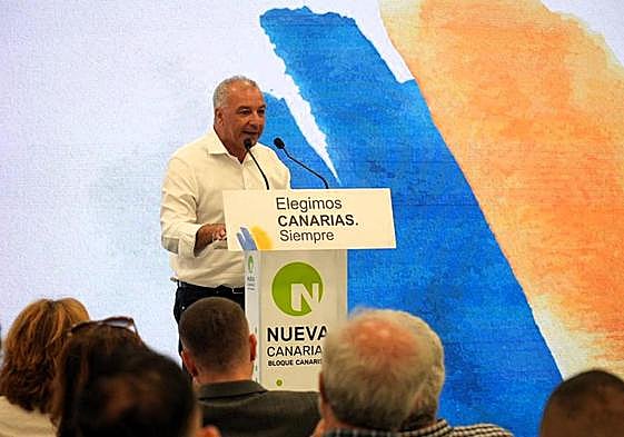 El portavoz de NC-BC, Luis Campos