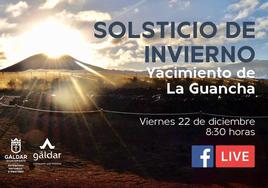 El yacimiento de La Guancha, escenario para contemplar en 'streaming' el solsticio de invierno