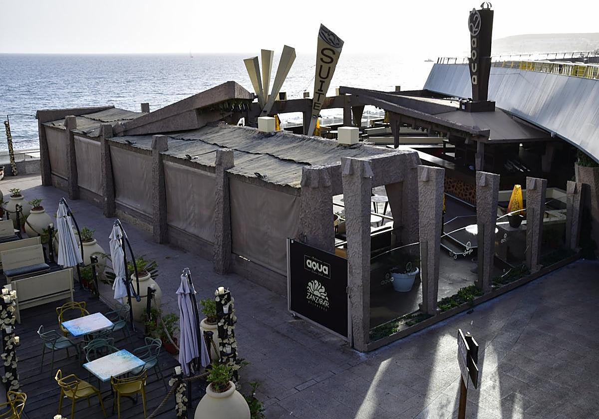 Vista de las instalaciones de la terraza Aqua.
