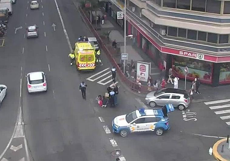 Atropellan a una mujer en la avenida Rafael Cabrera