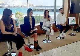 Presentación de la iniciativa, en el Islote de Fermina.