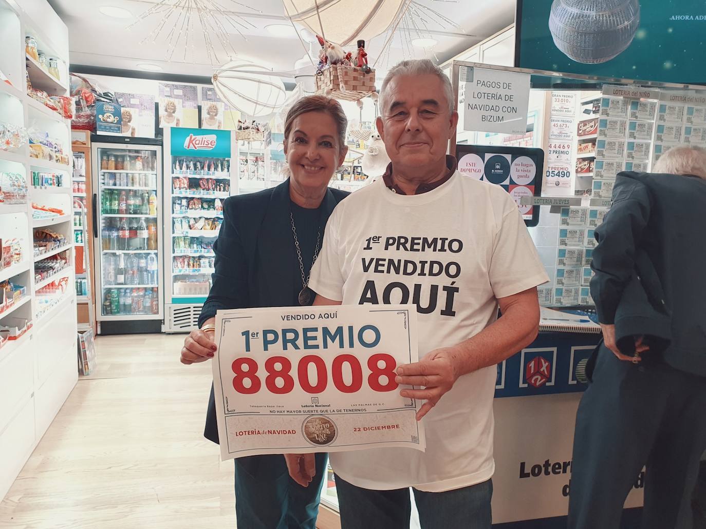 Miguel González y su esposa, María Dolores Aguiar.