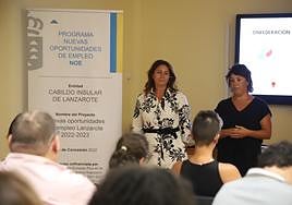 Ascensión Toledo, en un acto cabildicio.