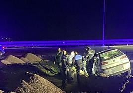 Imagen del accidente.