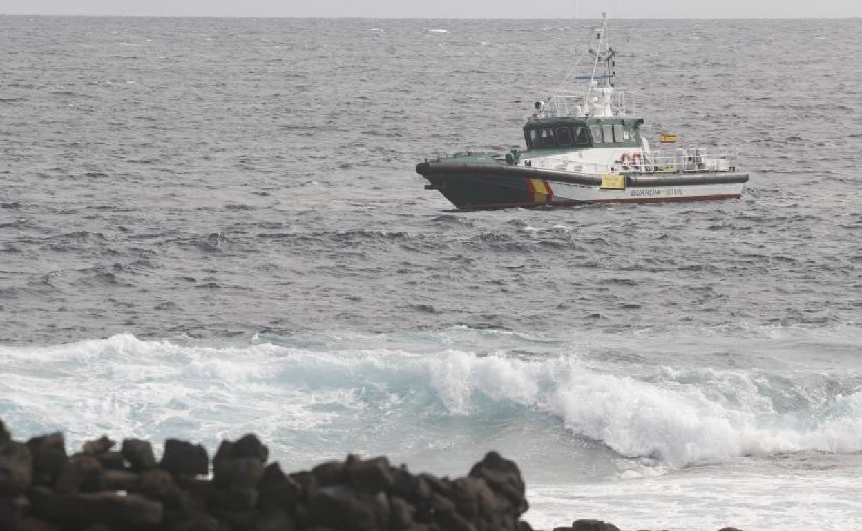 Rastreo de la Guardia Civil en 2019, en busca de los restos mortales de Romina Celeste Núñez. 