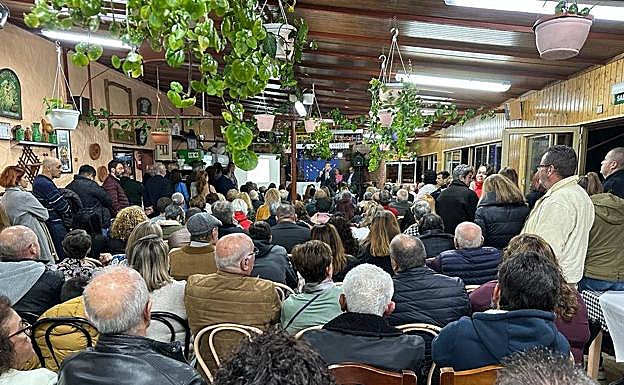 Un momento del acto, celebrado en la noche del viernes. 