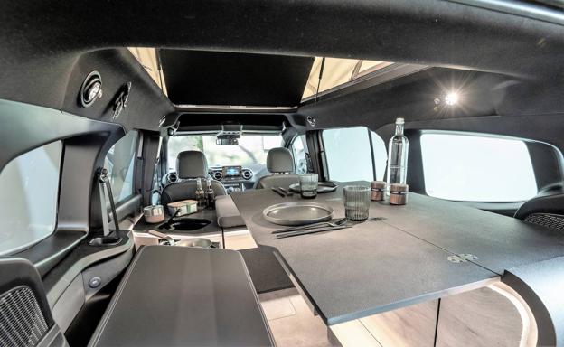 Interior del nuevo Mercedes EQT. 