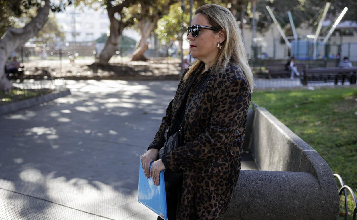 En la imagen, la madre del menor, Isabel Alonso. 