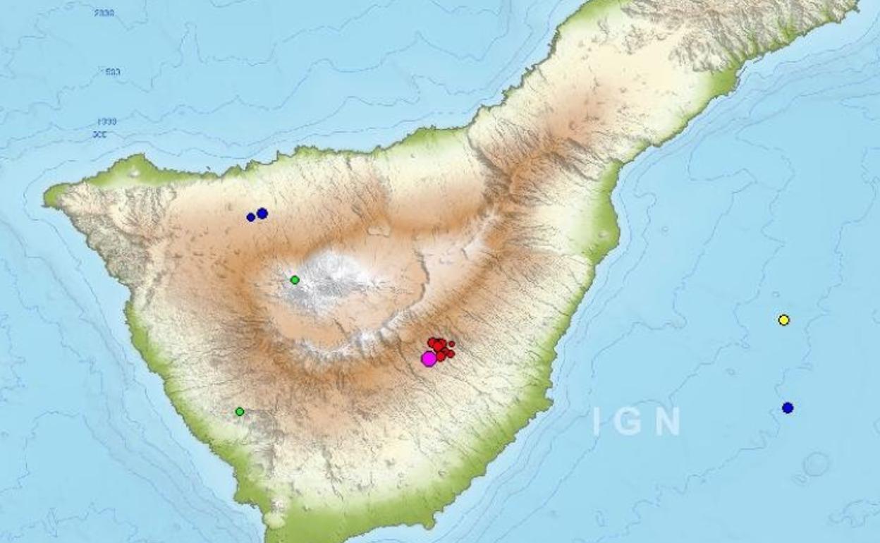 Localizados 11 terremotos en dos horas en Arico