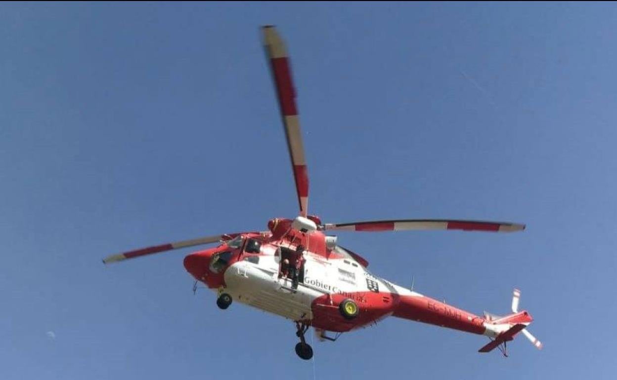 Imagen de archivo del helicóptero del GES. 