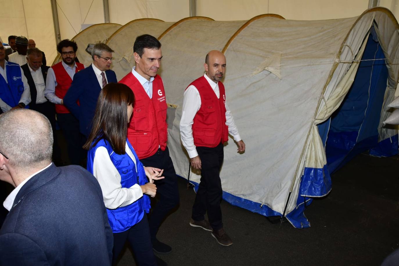 Fotos: Pedro Sánchez visita la base del Programa Mundial de Alimentos