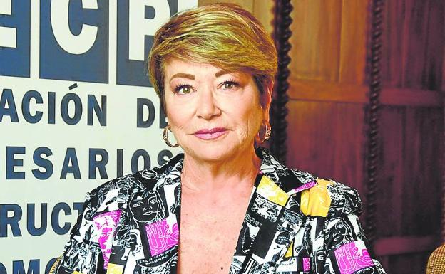María de la Salud Gil, la presidenta de la Asociación de Empresarios de la Construcción y Promoción. /Arcadio Suárez