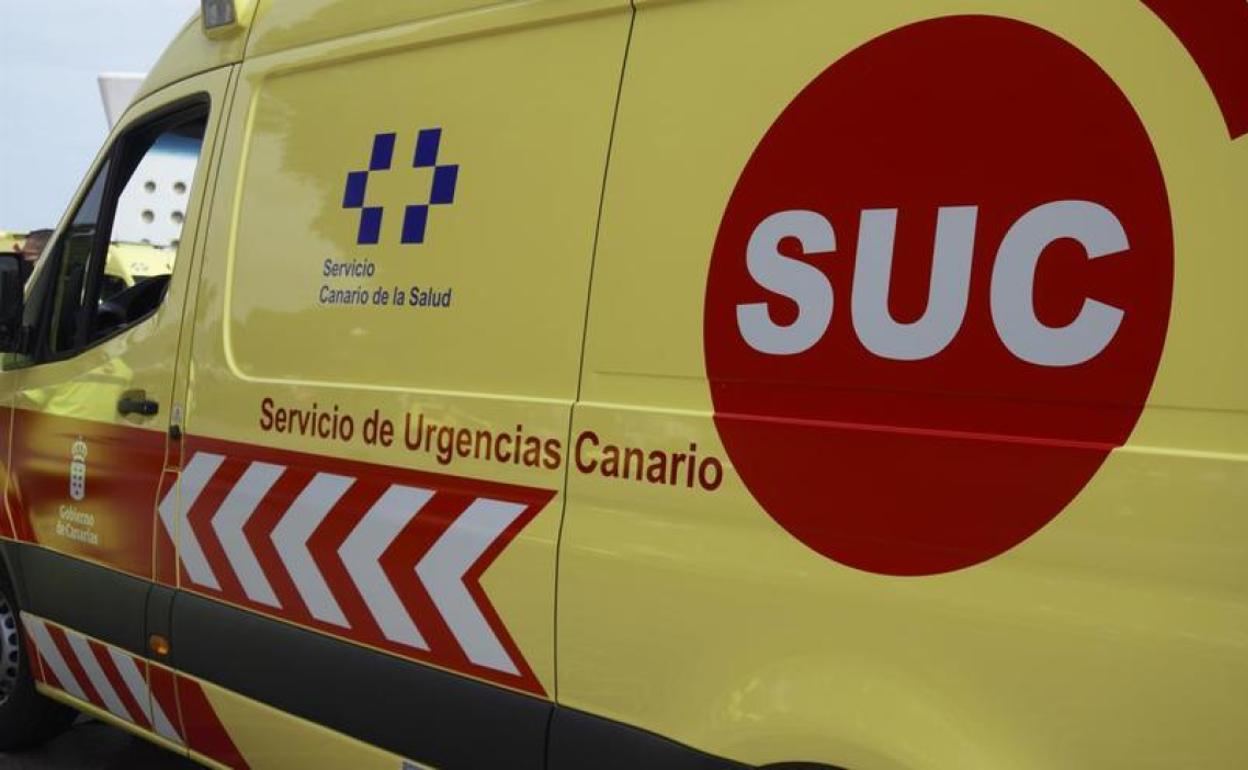 Una ambulancia del SUC. 