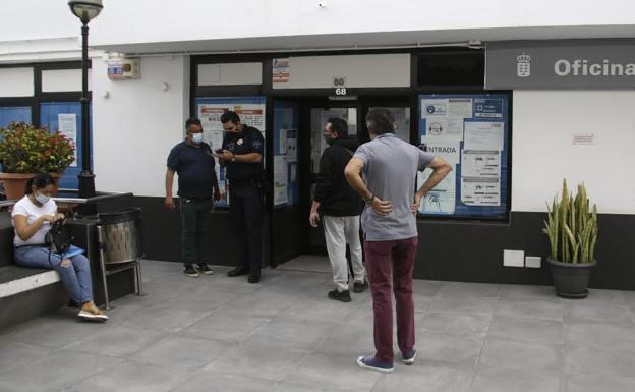 Oficina de empleo en Arrecife. 