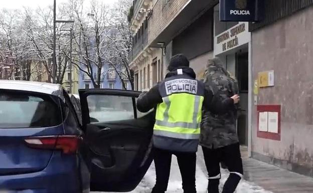 Imagen de uno de los detenidos/Policía Nacional