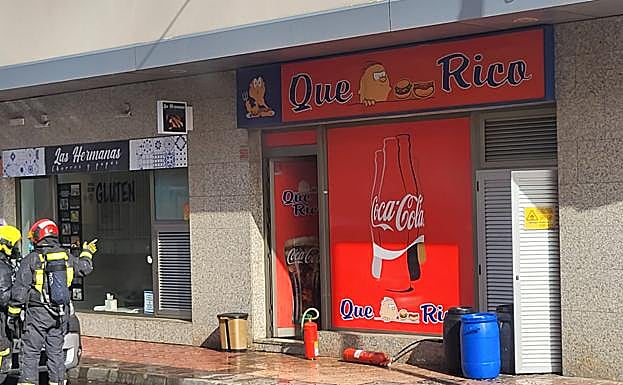 Imagen del local afectado. 