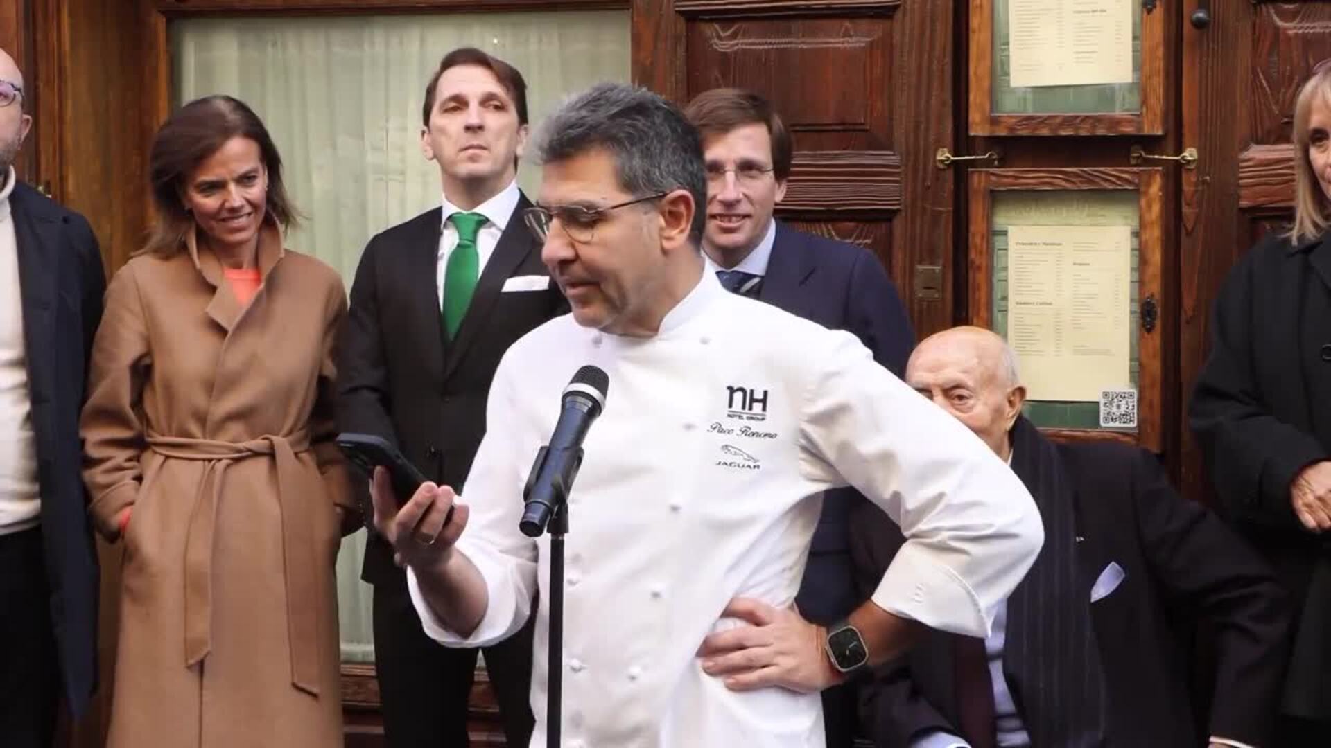 Almeida y Villacís participan en el homenaje al restaurador Lucio Blázquez