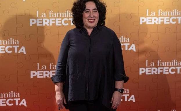 Arantxa Echevarría en el estreno de su segundo largometraje, 'La familia perfecta'.