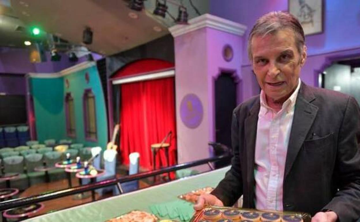 Manolo Vieira en el interior de Chistera. 