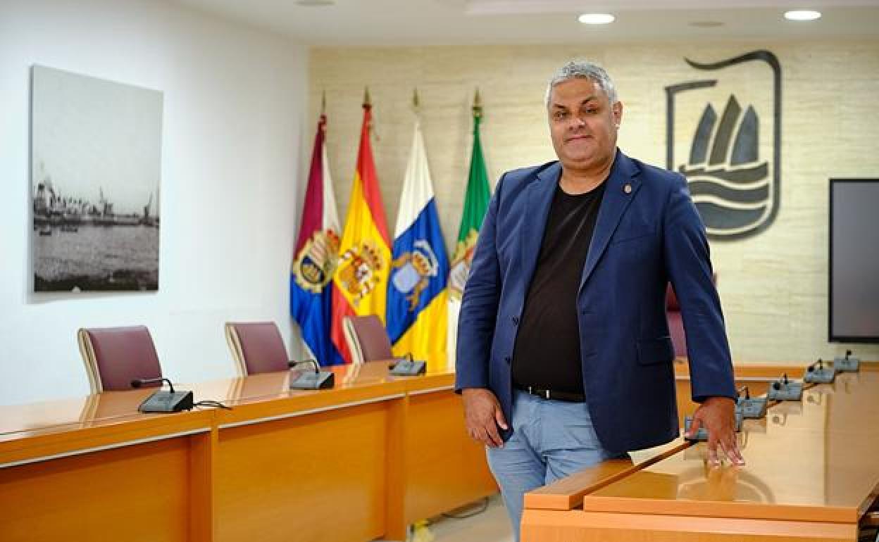 Juan Jiménez, alcalde capitalino. 