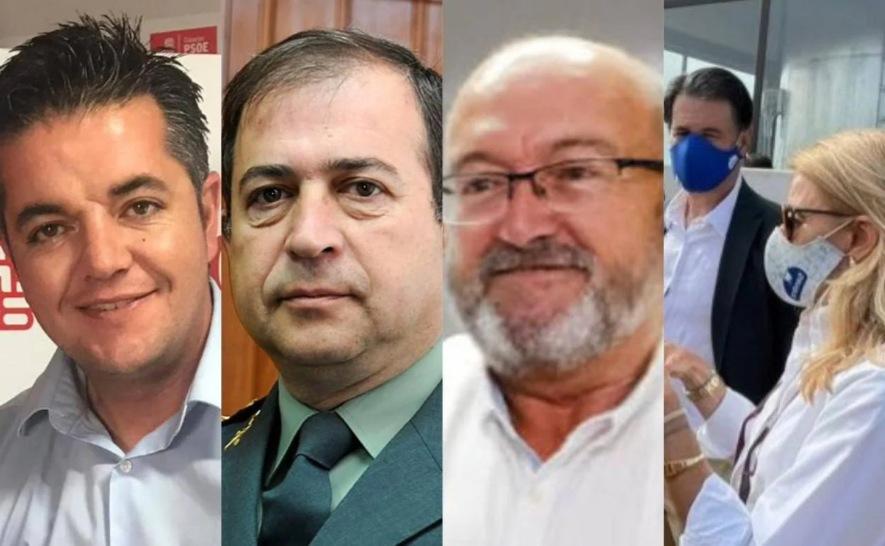 Taishet Fuentes, Francisco Espinosa, Juan Bernardo Fuentes, Esteban Banús y Mimi Roca. 