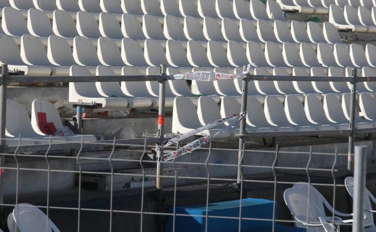 Infraestructura dañada. 