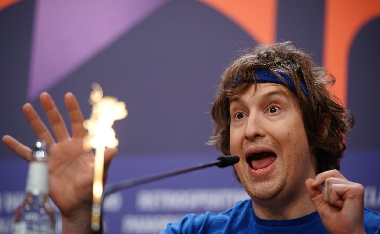 Matt Johnson, este viernes, en la Berlinale. 