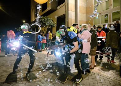 Imagen secundaria 1 - Distintos momentos del recorrido con la sardinilla. 