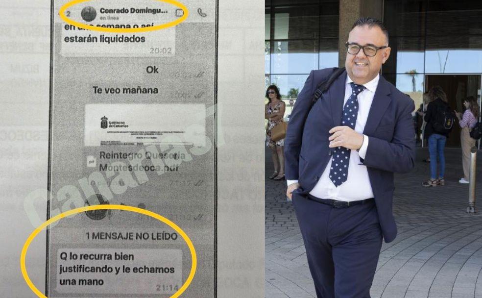 Caso Mediador: Conrado Domínguez, sobre un ganadero: «Que recurra (...) y le echamos una mano»