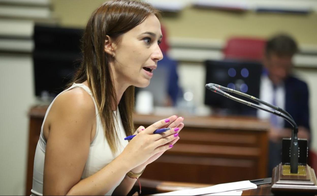 Imagen de archivo de Nira Fierro en el Parlamento. 