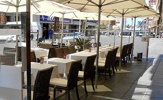 Terraza del Restaurante Río Miño