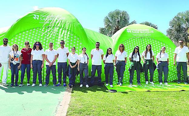 Equipo sanitario HUSR en Maspalomas.