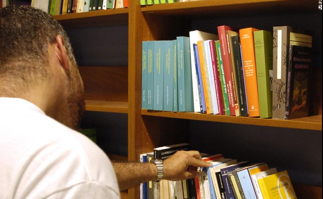 Imagen de archivo de una librería en la capital grancanaria. 