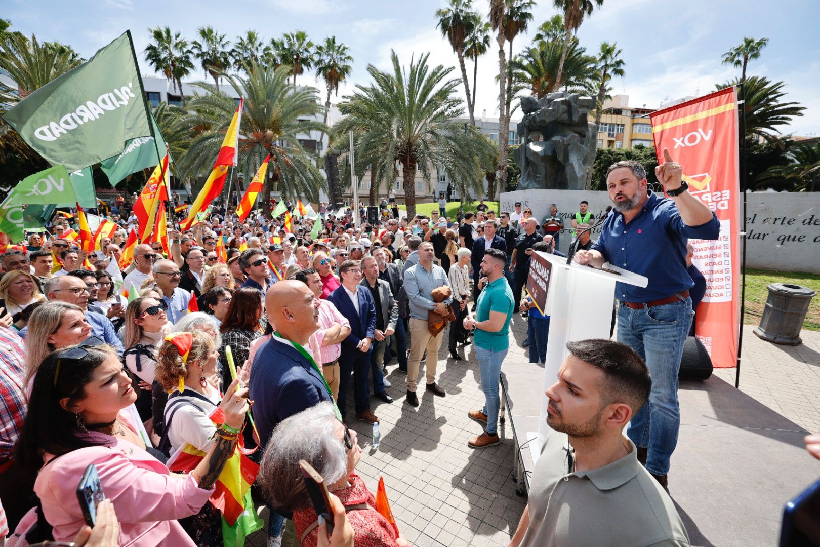 Fotos: Abascal y su campaña &#039;España decide&#039; en Las Palmas de Gran Canaria