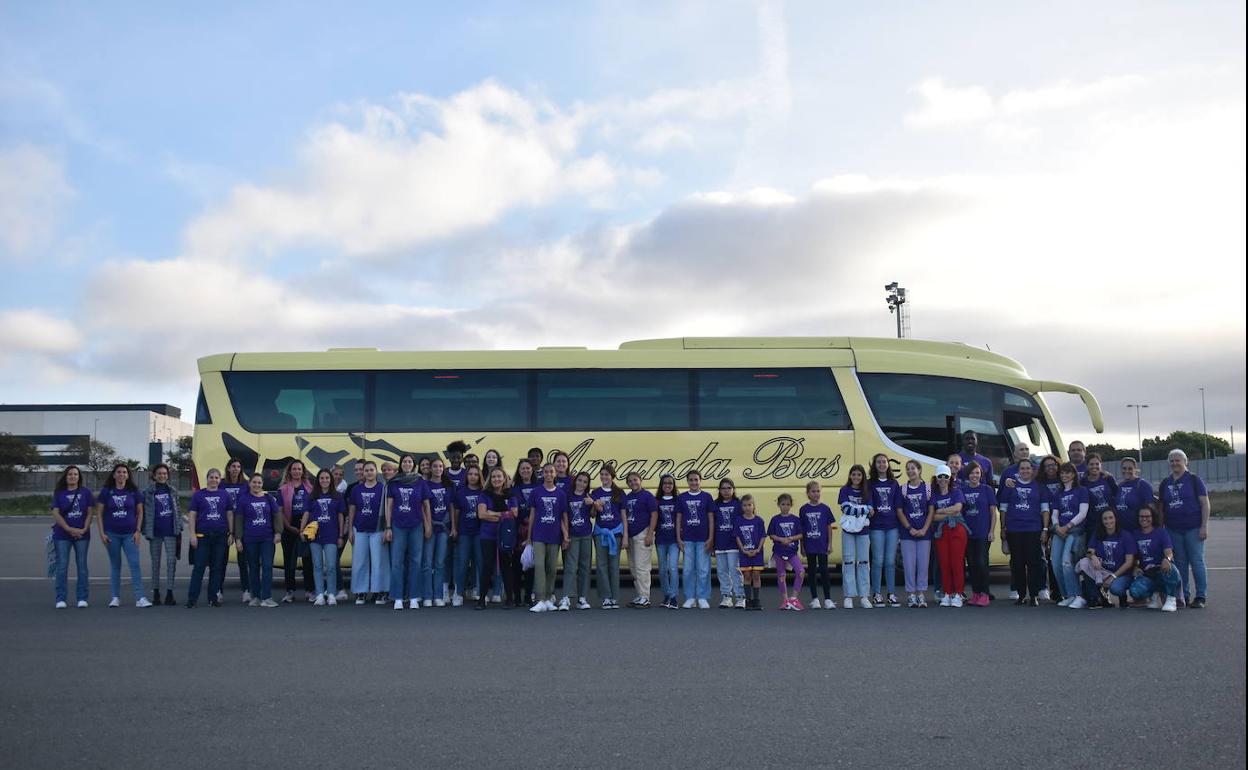 El CB Gran Canaria, presente en la manifestación del 8M