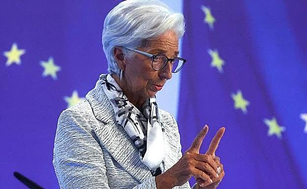 La presidenta del BCE, Christine Lagarde.