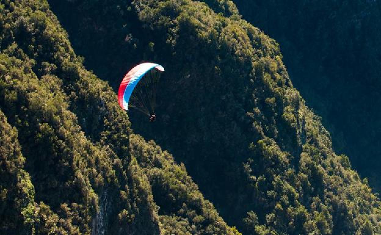 Imagen de archivo de un papentista en El Hierro. 