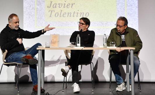 Antonio Bordón (izquierda), Javier Tolentino y Claudio Utrera, en el Guiniguada. 