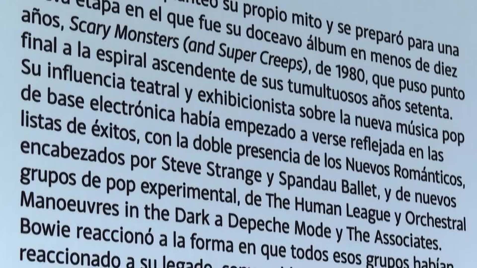 Los años "dorados" de David Bowie se exhiben en una exposición en Madrid