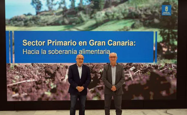 Presentación de la evolución del sector primario de Gran Canaria. 