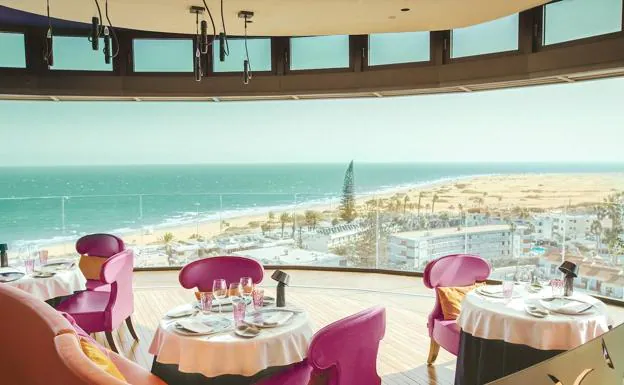 Vistas de Playa del Inglés desde el Restaurante 360º